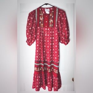 Vintage Liberty House Hawaii Christmas Dress